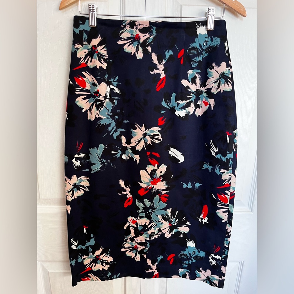 Floral Pencil Skirt